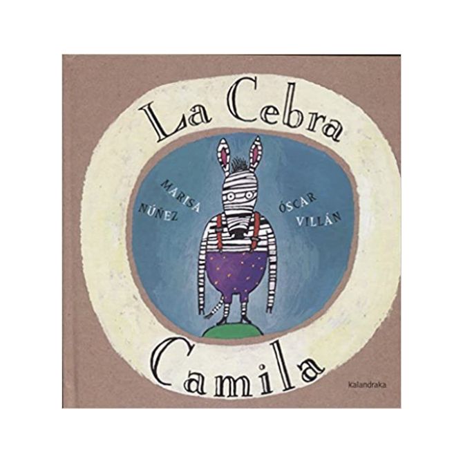 Foto del libro para niños a partir de 2 años con título La cebra Camila