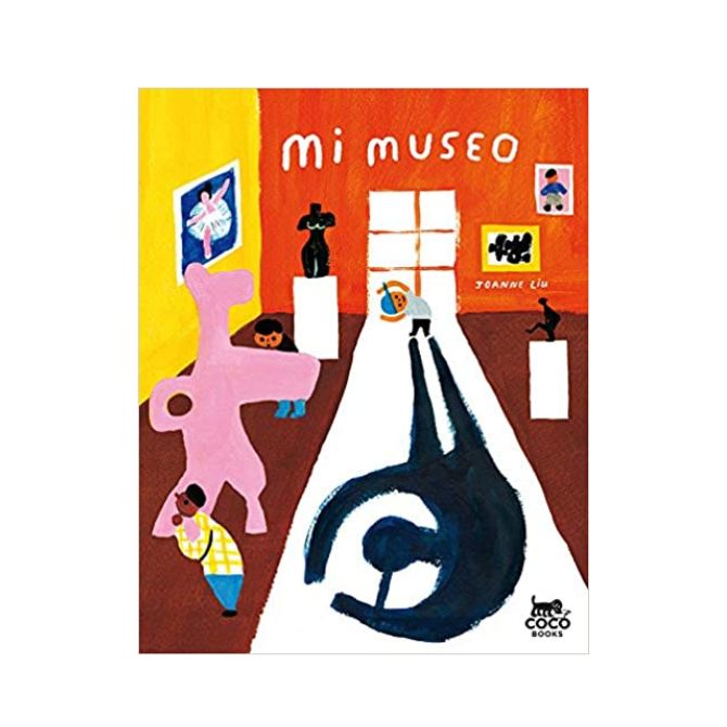 Foto de libro de arte para niños con título Mi museo