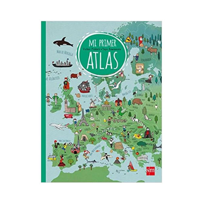 Foto de libro de atlas para niños con titulo Mi primer atlas