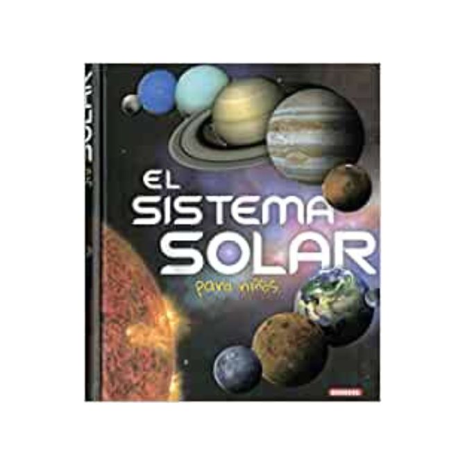 Foto de libro para niños sobre el espacio con título El Sistema Solar