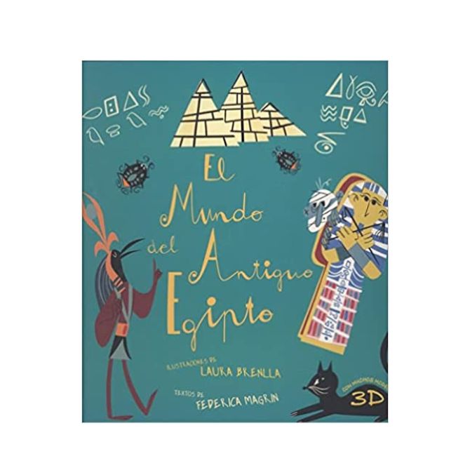 Foto del libro sobre el antiguo Egipto para niños con título El mundo del Antiguo Egipto