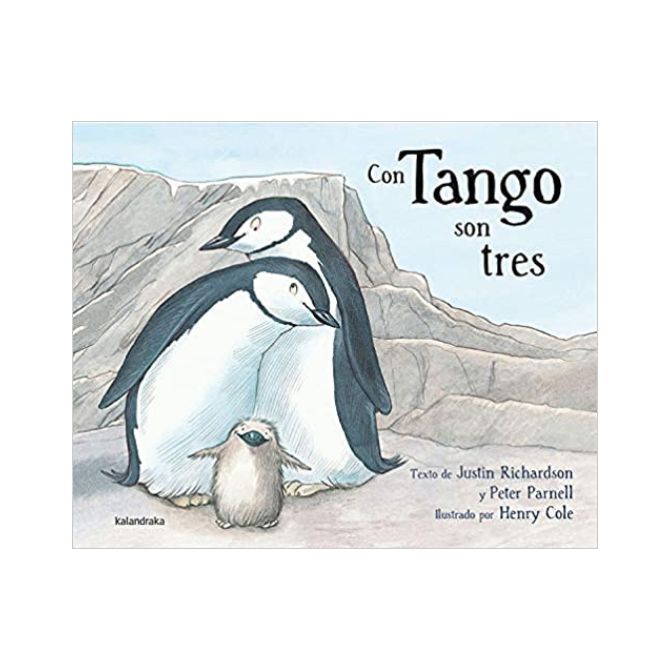 Foto del libro sobre tipos Con Tango son tresde familias para niños de título Con Tango son tres