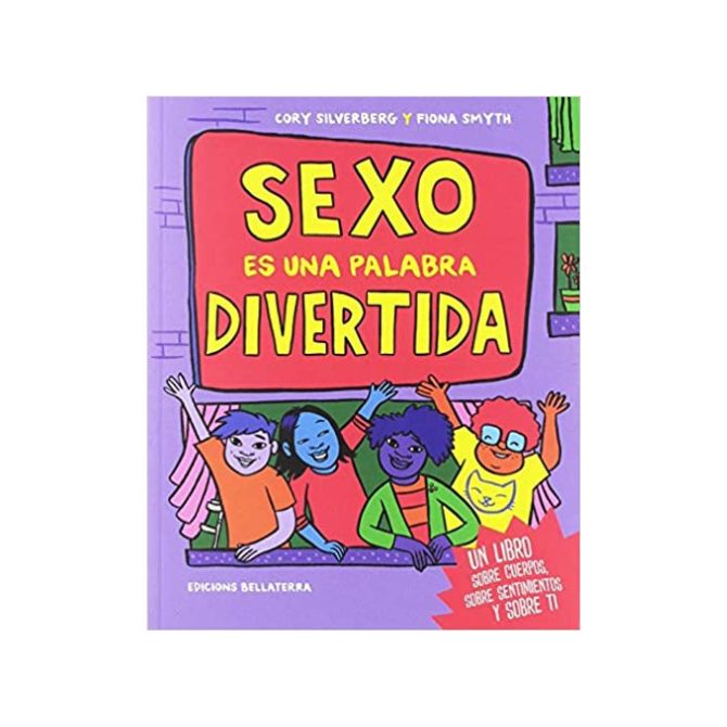 Foto del libro sobre sexualidad para niños con título Sexo es una palabra divertida