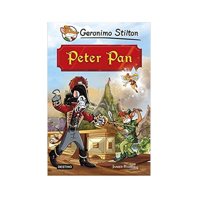 Foto del clásico adaptado para niños con título Peter Pan