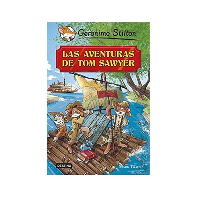 Foto del clásico adaptado para niños con título Las aventuras de Tom Sawyer