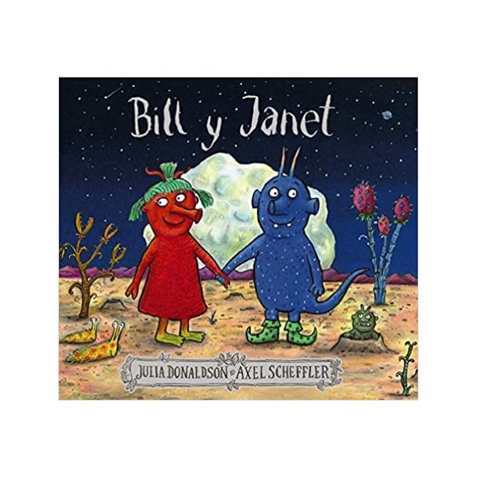 Foto del libro de Julia Donaldson para niños de título Bill y Janet