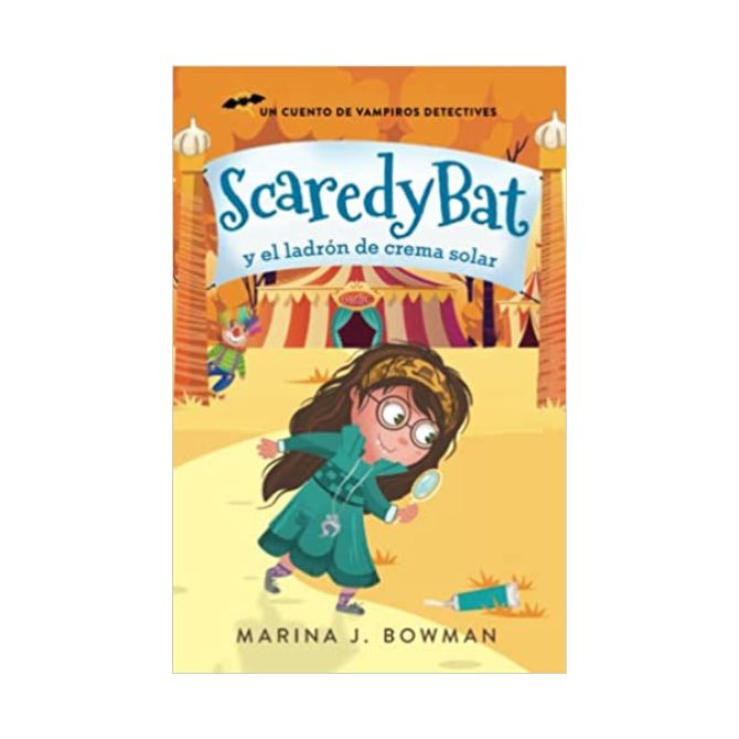 Foto de libro para niños con título Scaredy Bat