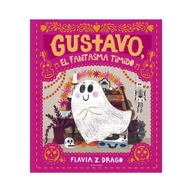 Foto del libro para niños de título Gustavo el fantasma tímido