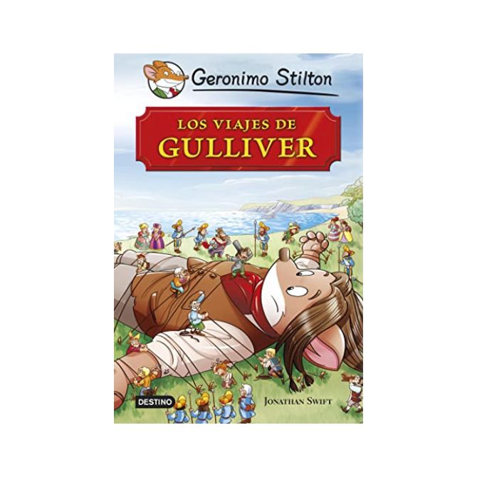 Foto del clásico adaptado para niños con título Los viajes de Gulliver