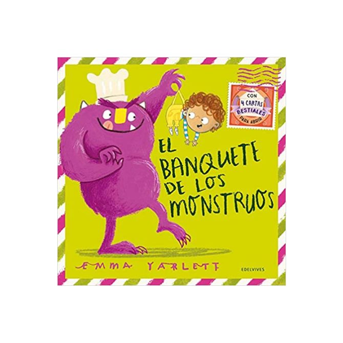 Foto del libro para niños de título El banquete de los monstruos