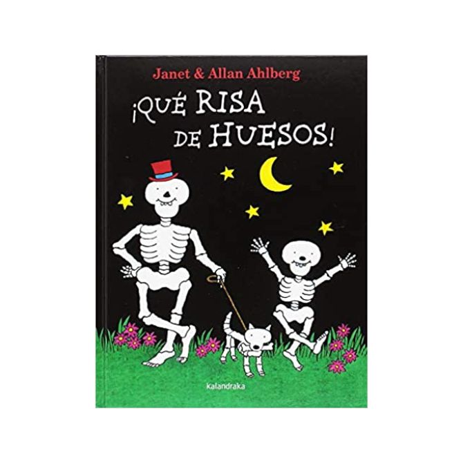 Foto del libro para niños de título ¡Qué risa de huesos!