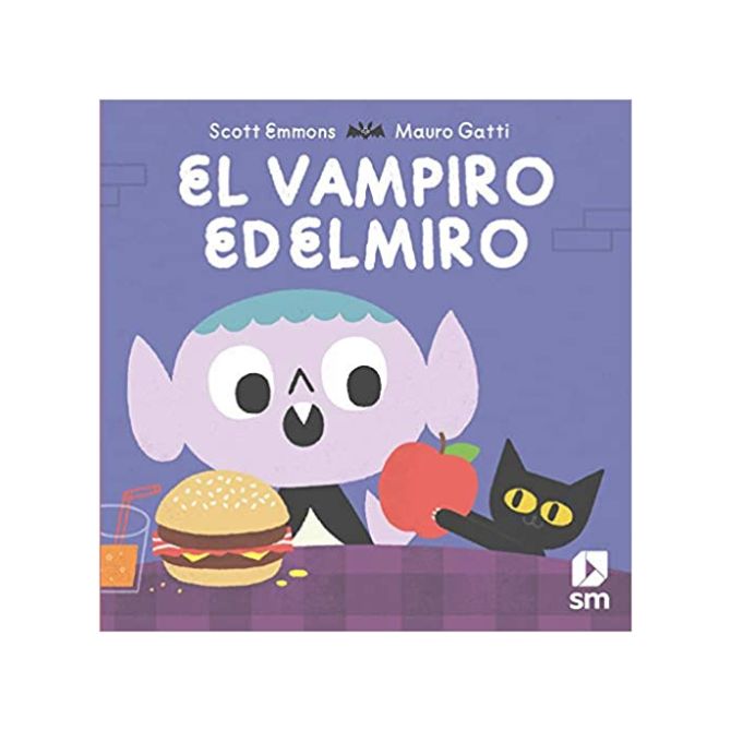 Foto del libro para niños de título El vampiro Edelmiro