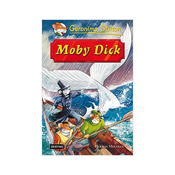 Foto del clásico adaptado para niños con título Moby Dick